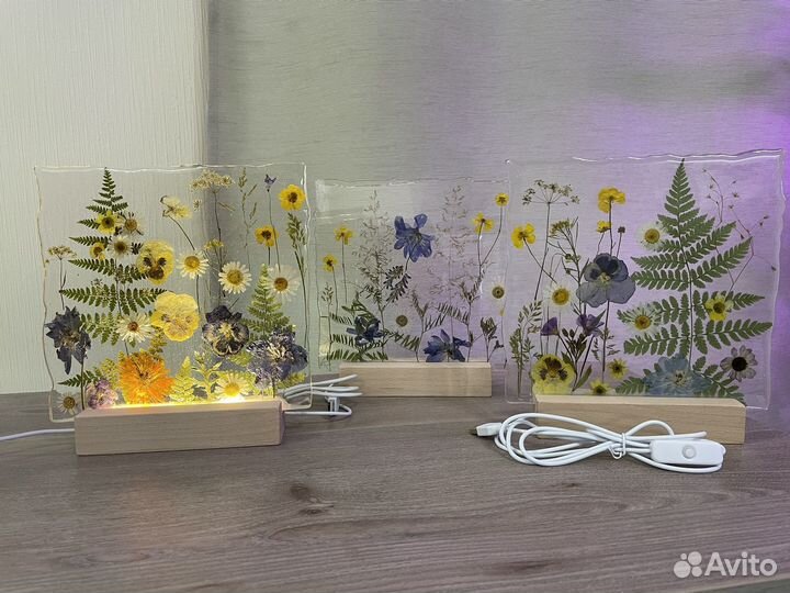 Светильник из эпоксидной смолы