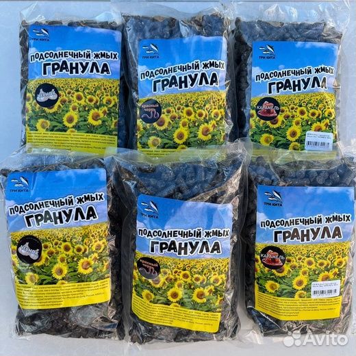 Жмых подсолнечника гранулы