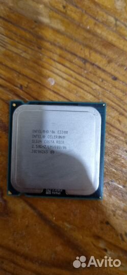 Процессор intel celerin e3300