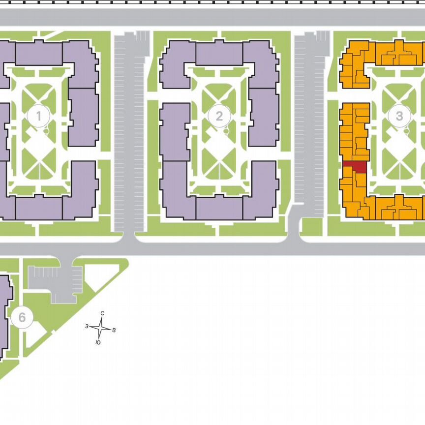 2-к. квартира, 64,2 м², 1/4 эт.