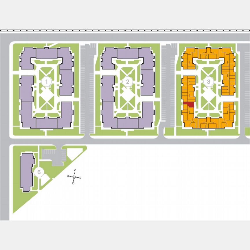 2-к. квартира, 64,2 м², 1/4 эт.