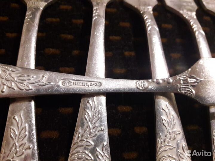 Мельхиоровые ложки, вилки СССР