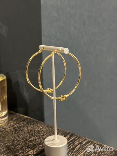 Серьги Celine с узлом, золотые