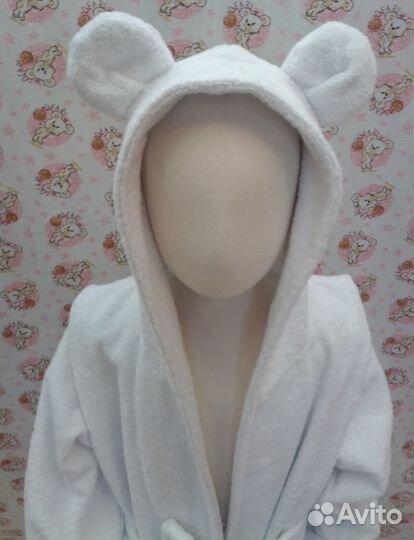 Халат банный детский 116-122