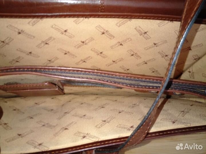 Мужской кожаный портфель Gianni Conti