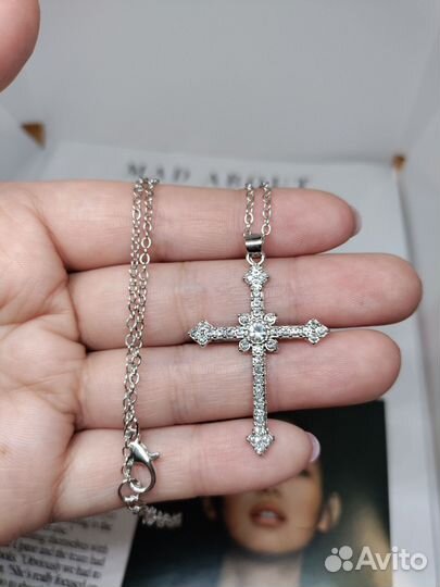 Набор кулон и серьги в стиле У2К