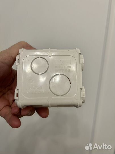 Квадратные подрозетники 22 шт