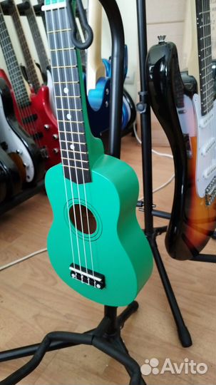 RS-C1-GR Укулеле сопрано, зеленый, Homage