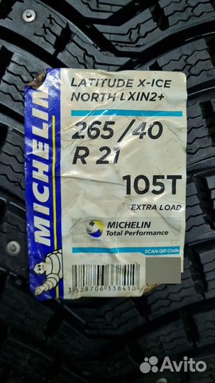 Michelin Latitude X-Ice North 2 + 265/40 R21 105T