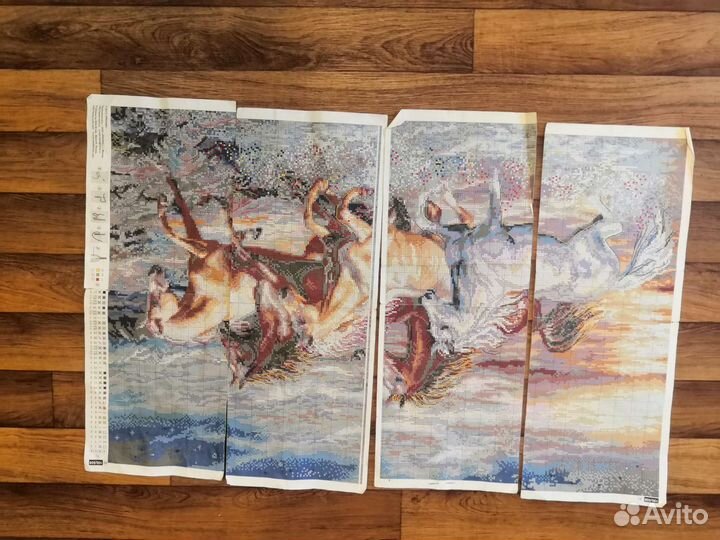 Схема для вышивания остатки от набора