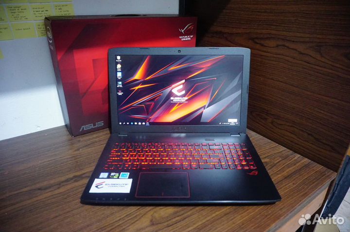 Ноутбук asus ROG GL552VW-DM321T серый