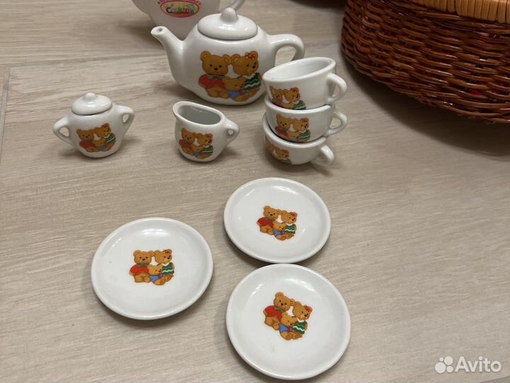 Набор детской посуды фарфор