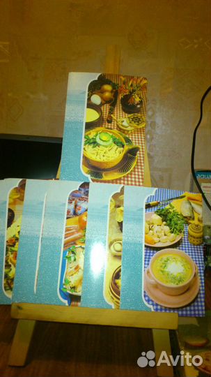 3 комплекта открыток о рыбной кухне