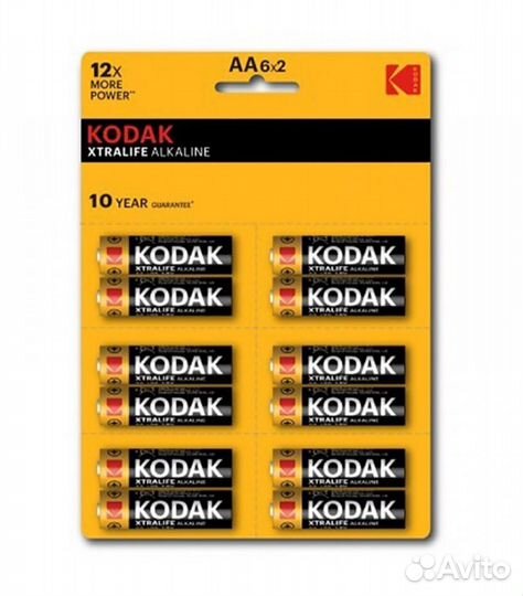 Батарейки Kodak AA/AAA алкалиновые/оригинал