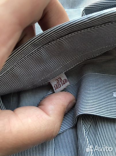 Рубашка школьная для мальчика 140