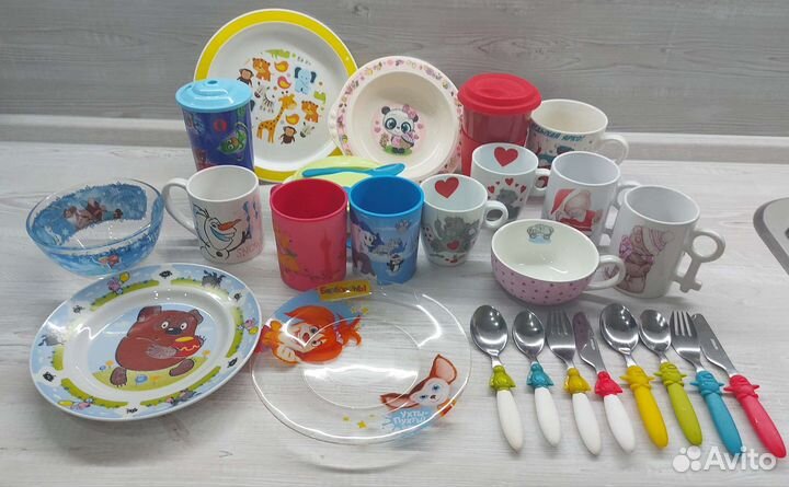 Детская посуда дисней и другие мультики