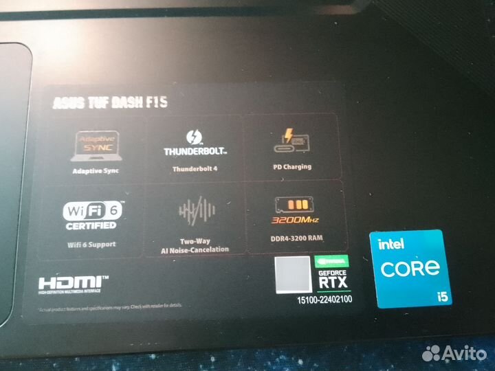 Ноутбук игровой asus на RTX 3060