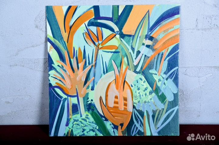 Парные декоративные интерьерные картины. Оригинал