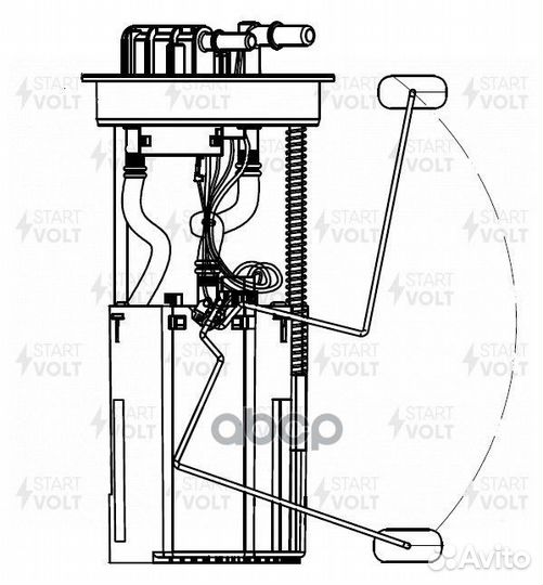 Модуль топливного насоса для а/м Chery Bonus (1