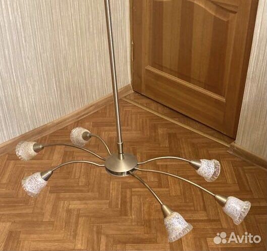 Люстра 6 рожков, производство Австрия, Eglo, галог