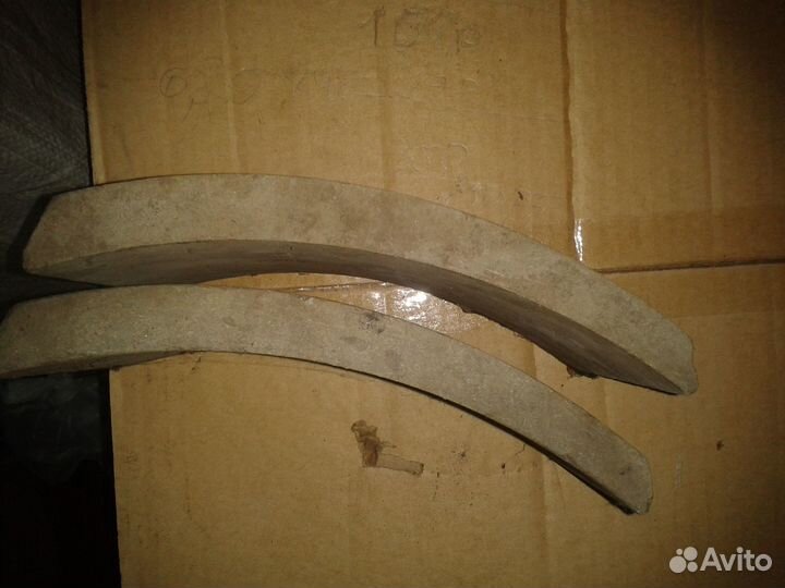 Накладки, тормозные колодки 3-х видов