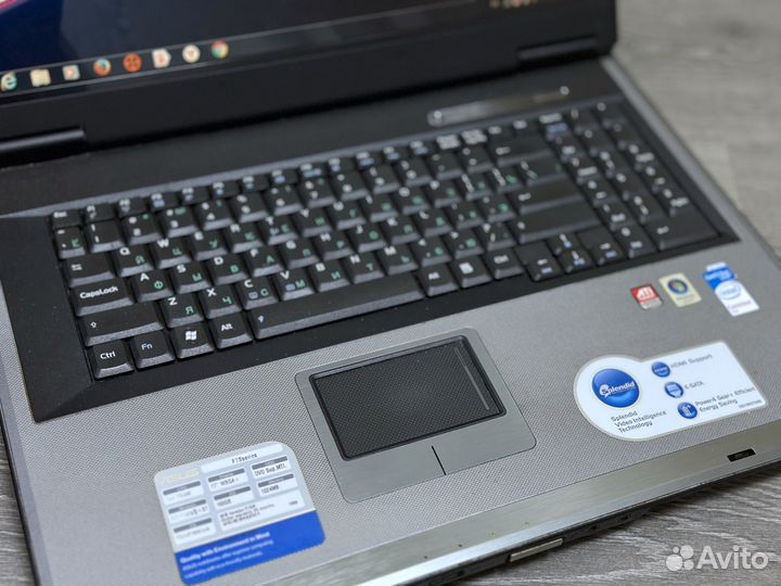 Рабочий Ноутбук Asus F7S 17.1'' на 240SSD