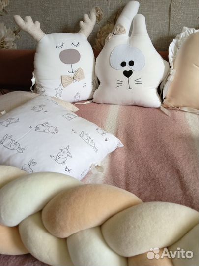 Бортики в детскую кроватку