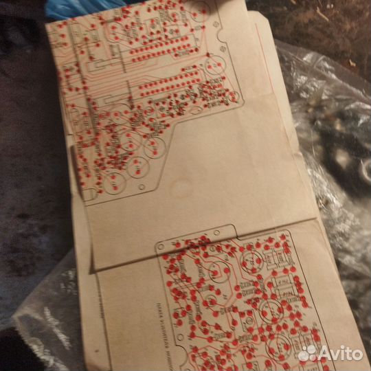 Паспорт со схемой для магнитофона