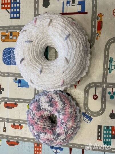 Подушка пончик детская, взрослая