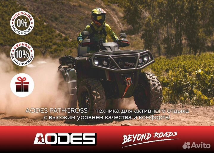 Квадроцикл aodes pathcross MAX 1000 XE sport LCD