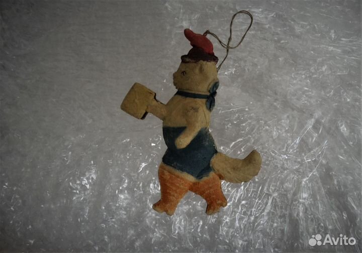 Елочная игрушка - Кот с сапогах с письмом