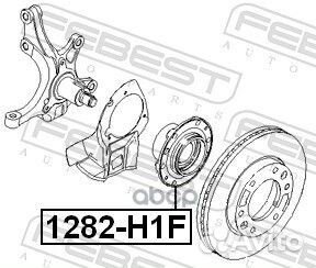 Ступица передняя 1282H1F Febest