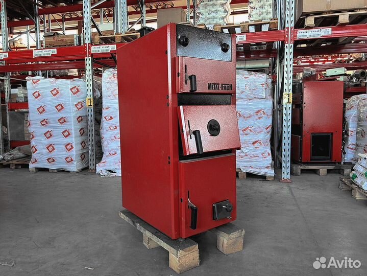 Дровяной полуавтоматический котел maxi 40 кВт