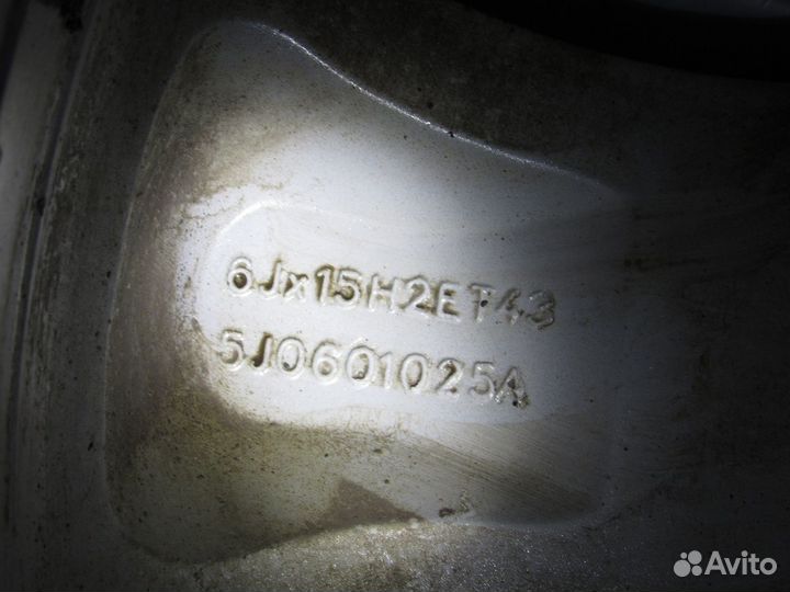 Литые диски Шкода Фабия/Румст оригинал 5J0601025A