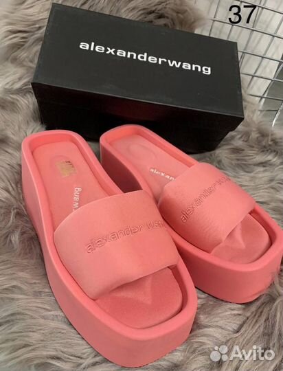 Alexander wang шлепанцы