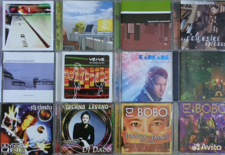 CD клубная, электронная музыка и прочее