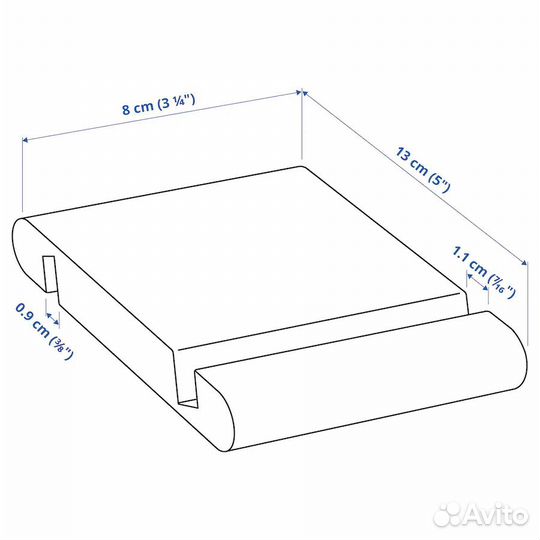 Бергенес Подставка для смартфона IKEA Икеа Икея