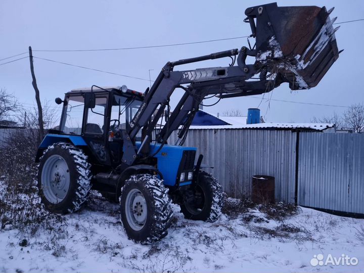 Услуги трактора мтз с фронтальным погрузчиком