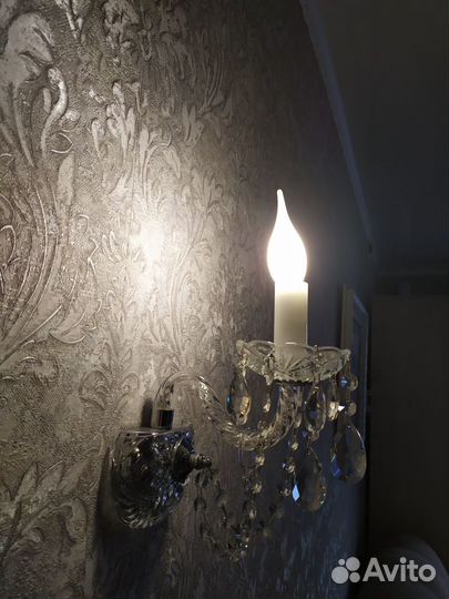 Хрустальное бра Омнилюкс OML-89401-01