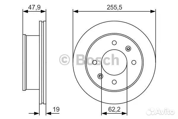Диск тормозной