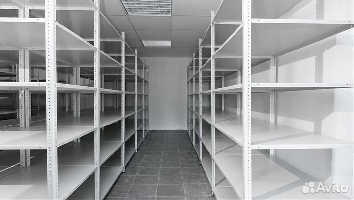 Стеллажи складские металлические (100-500кг)