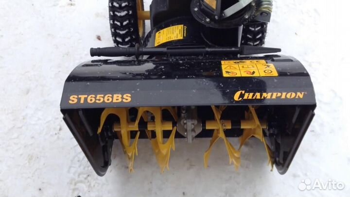 Снегоуборщик champion st656bs двиг BS 6,5 л.с