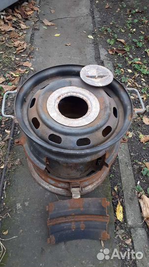 Печь для казана, приготовления пищи и др