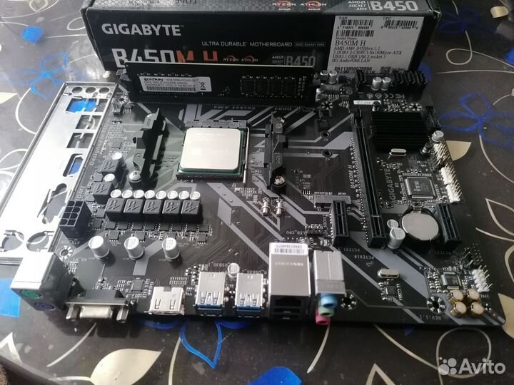 Athlon 3000g AM4 B450M H ddr4 16gb