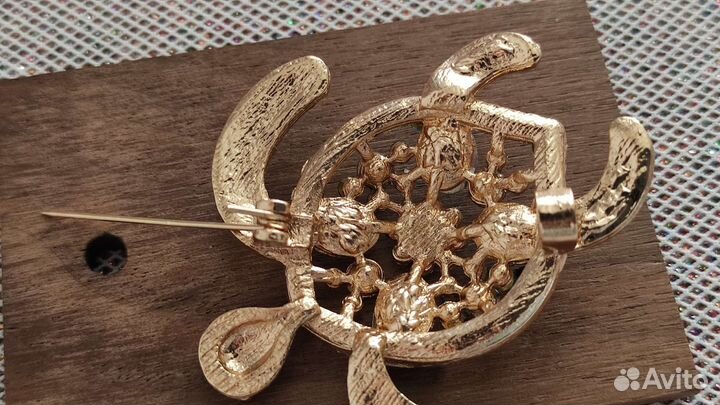 Брошь Черепаха