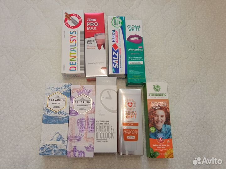 Зубные пасты 2080, Klatz, Natusana, Salarium, haan