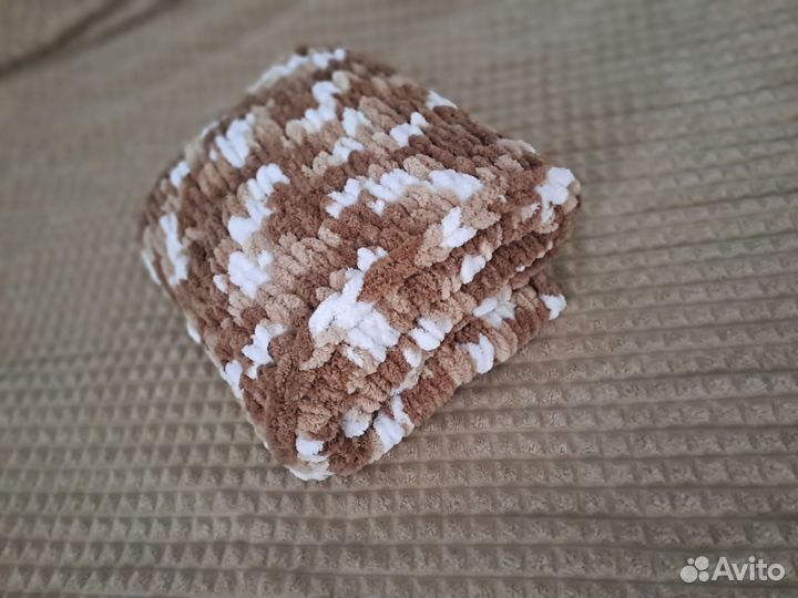 Плед из ализе пуффи