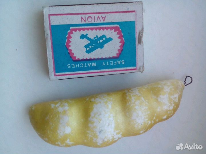 Елочная игрушка,стр.гороха,пенопласт,ссср
