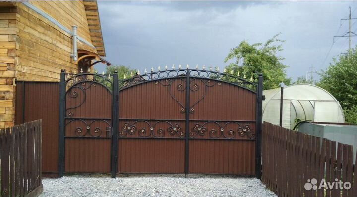Ворота кованые и заборы в рассрочку