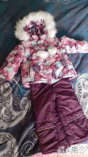 Зимний комбинезон для девочки 86